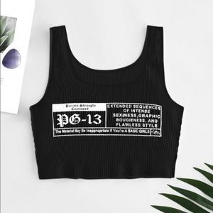 PG-13 Crop Tank Top